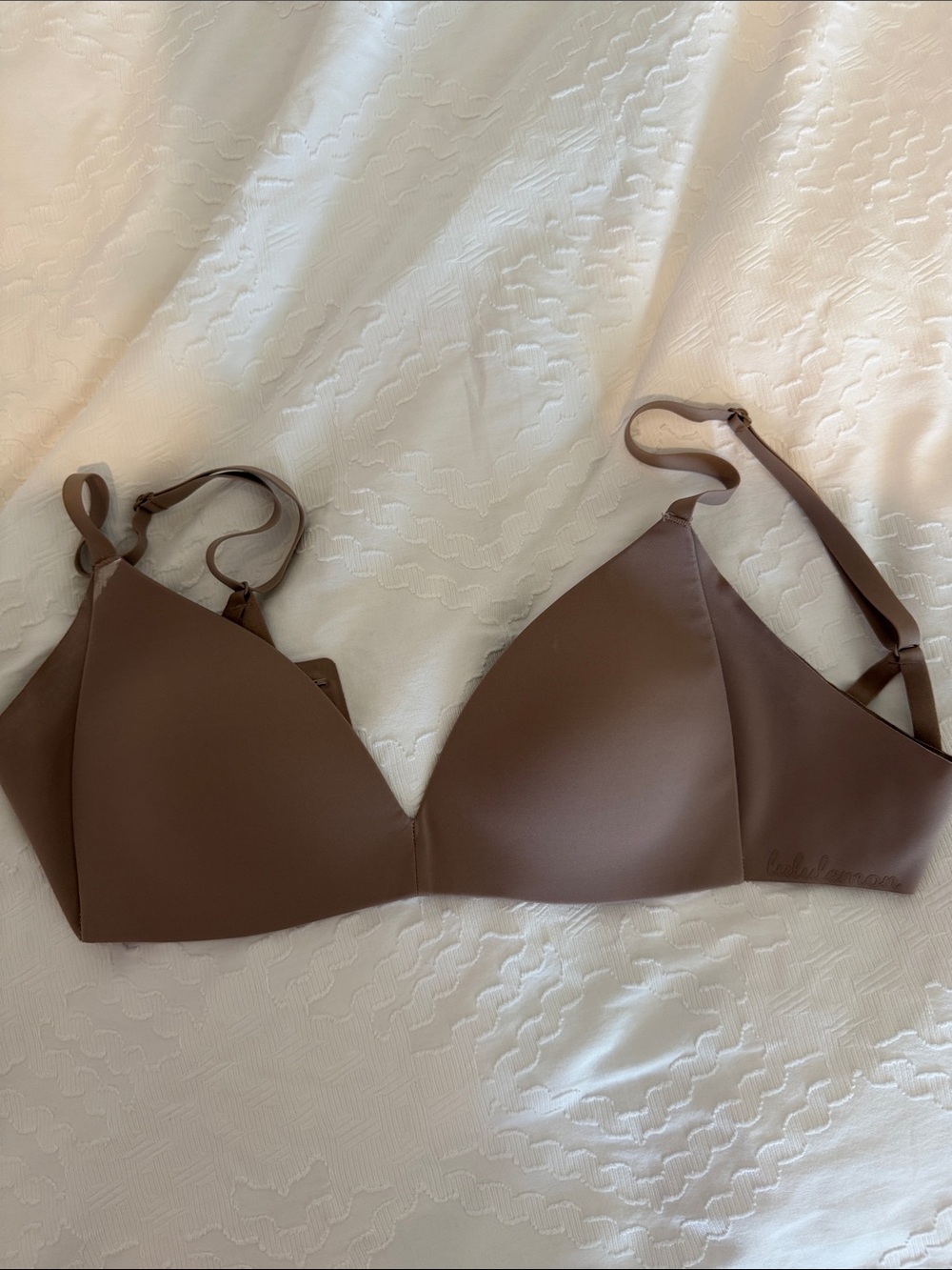Seamless Triangle T-Shirt Bra - nude 32b